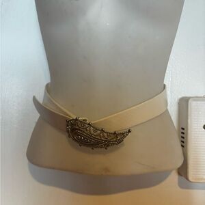 Crystal studded rhinestone Belt runway dress suit belt studded accessory vintage